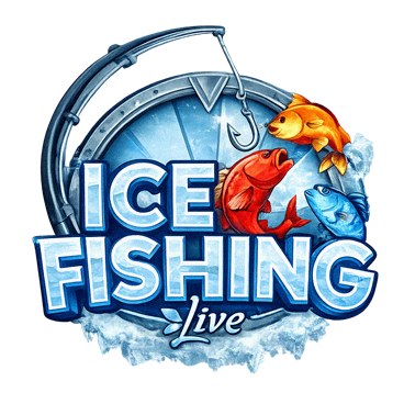 Ice Fishing slot met winterthema en unieke hengelmechanisme bij SpinFin Casino